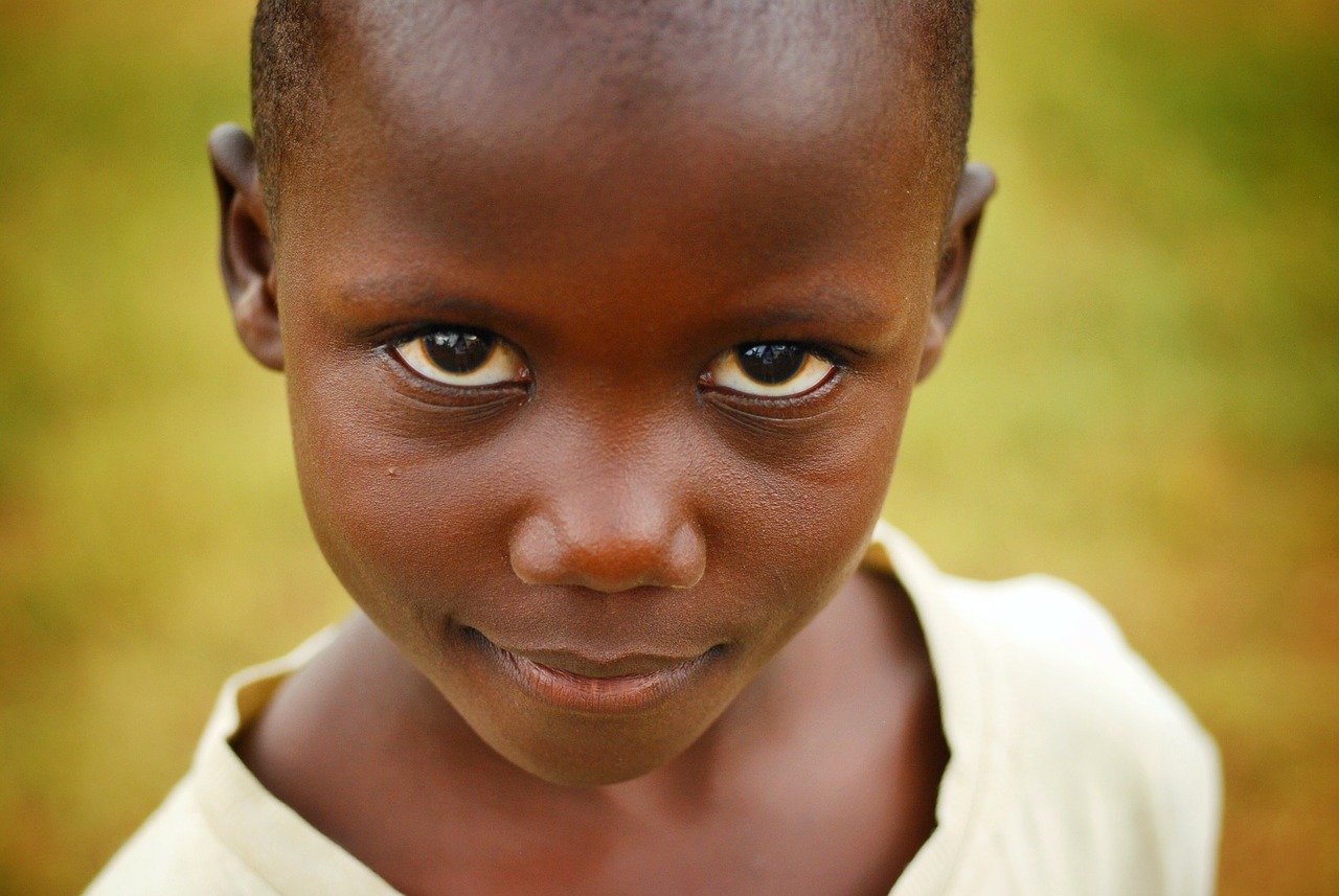 child uganda eyes free photo