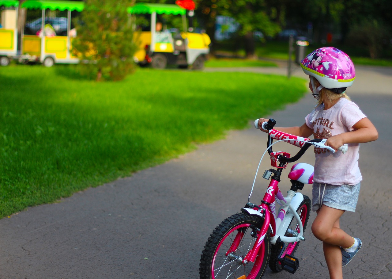 child girl bike free photo