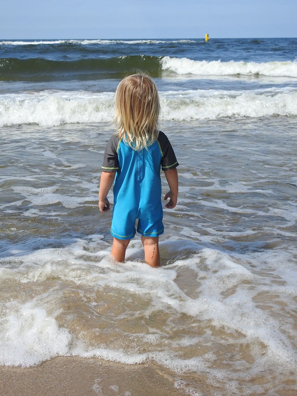 child  beach  sea free photo