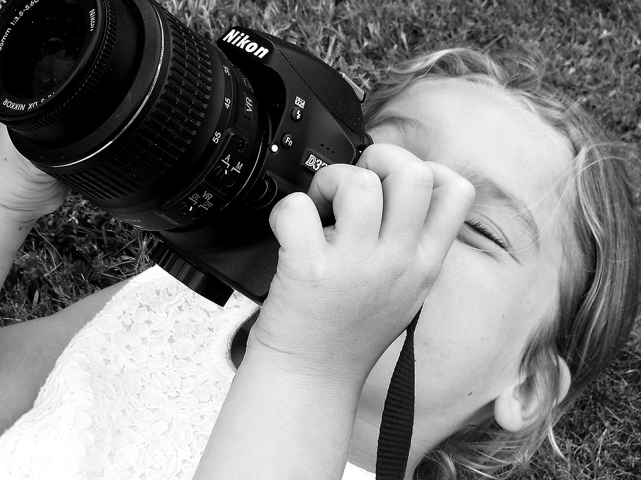 child girl black and white free photo