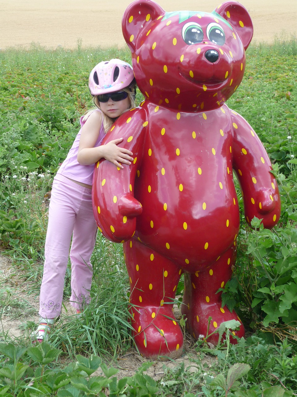 child girl bicycle helmet free photo