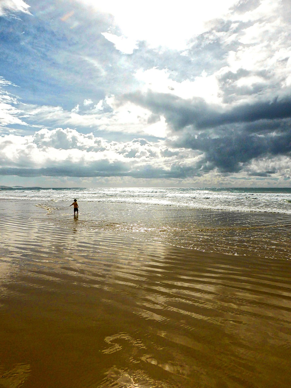 child boy beach free photo