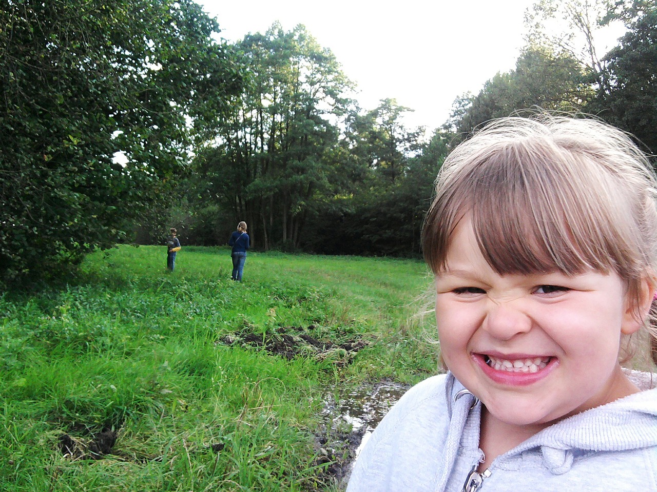 child the little girl meadow free photo