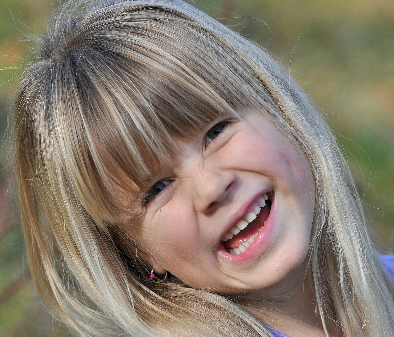 child girl blond free photo