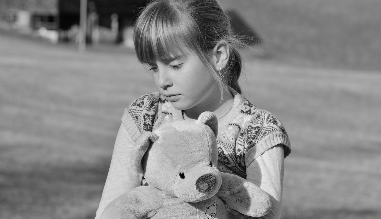 child girl teddy bear free photo