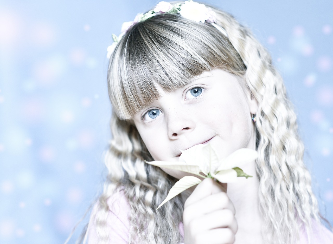 child girl blond free photo