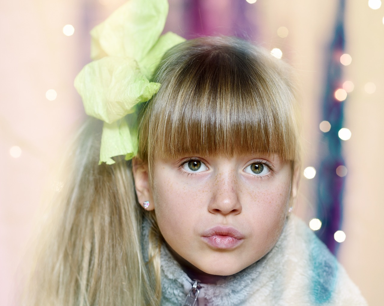 child girl blond free photo