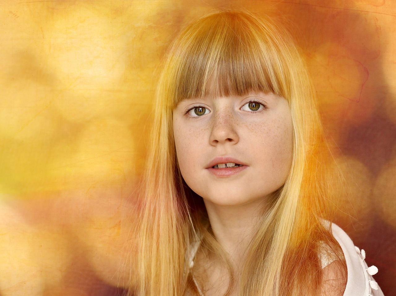 child girl blond free photo