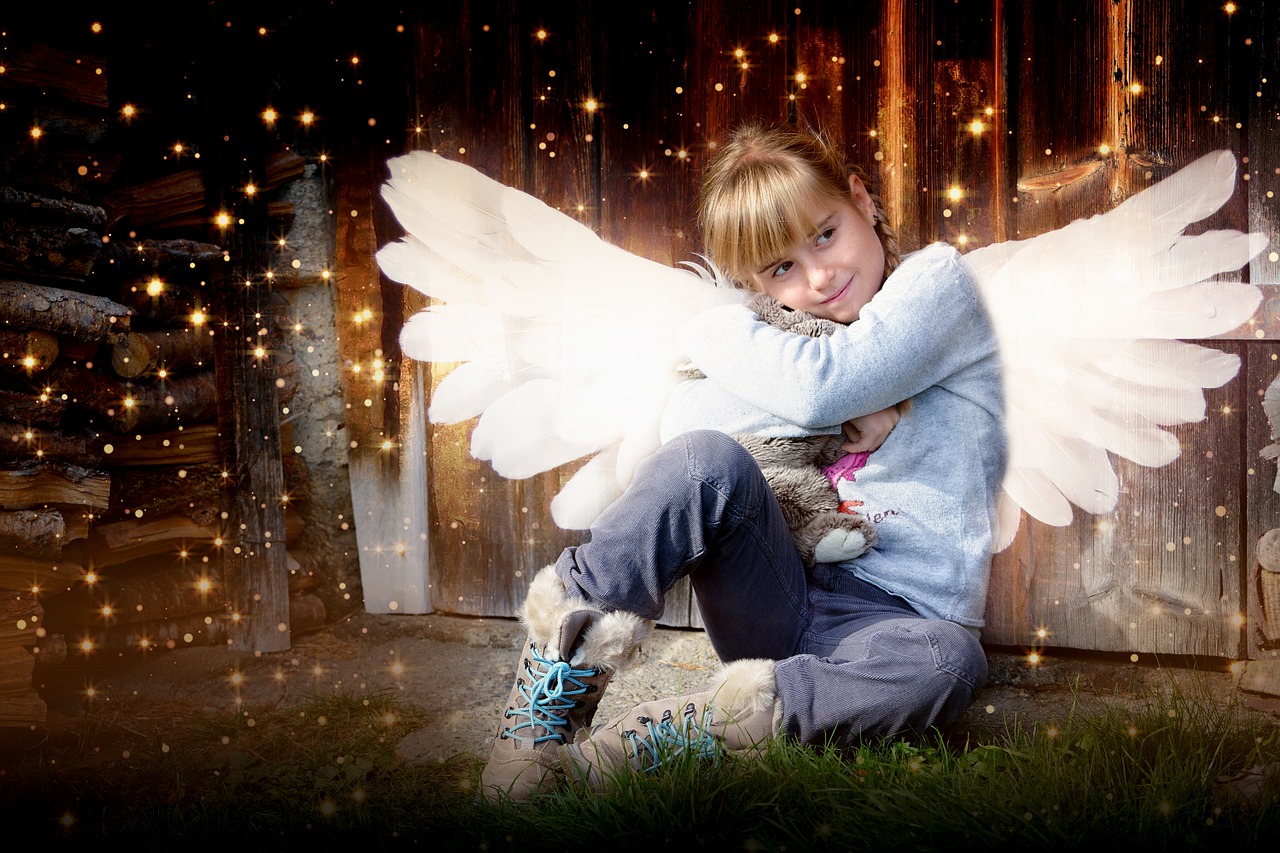 child girl angel free photo