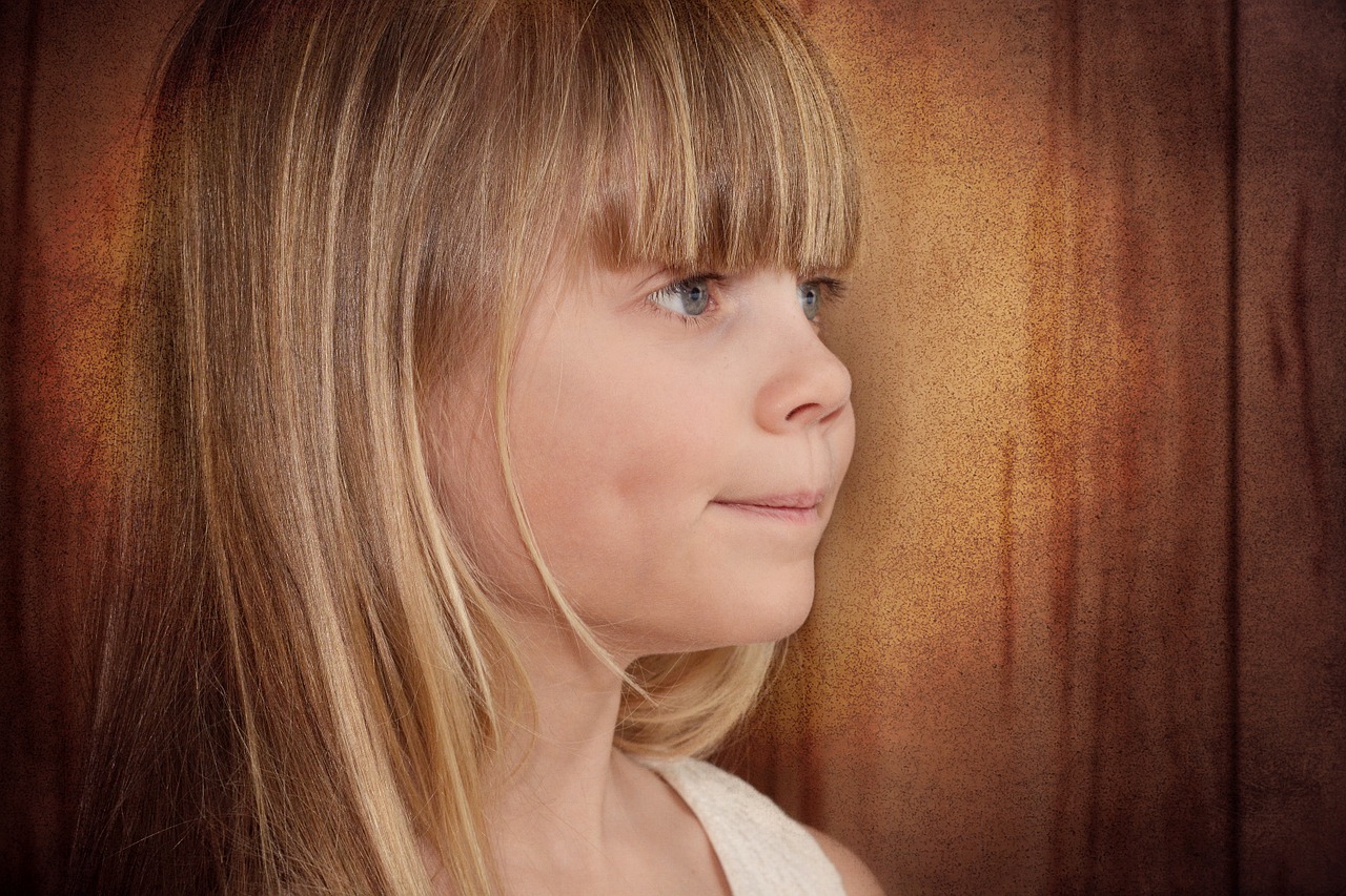 child girl blond free photo