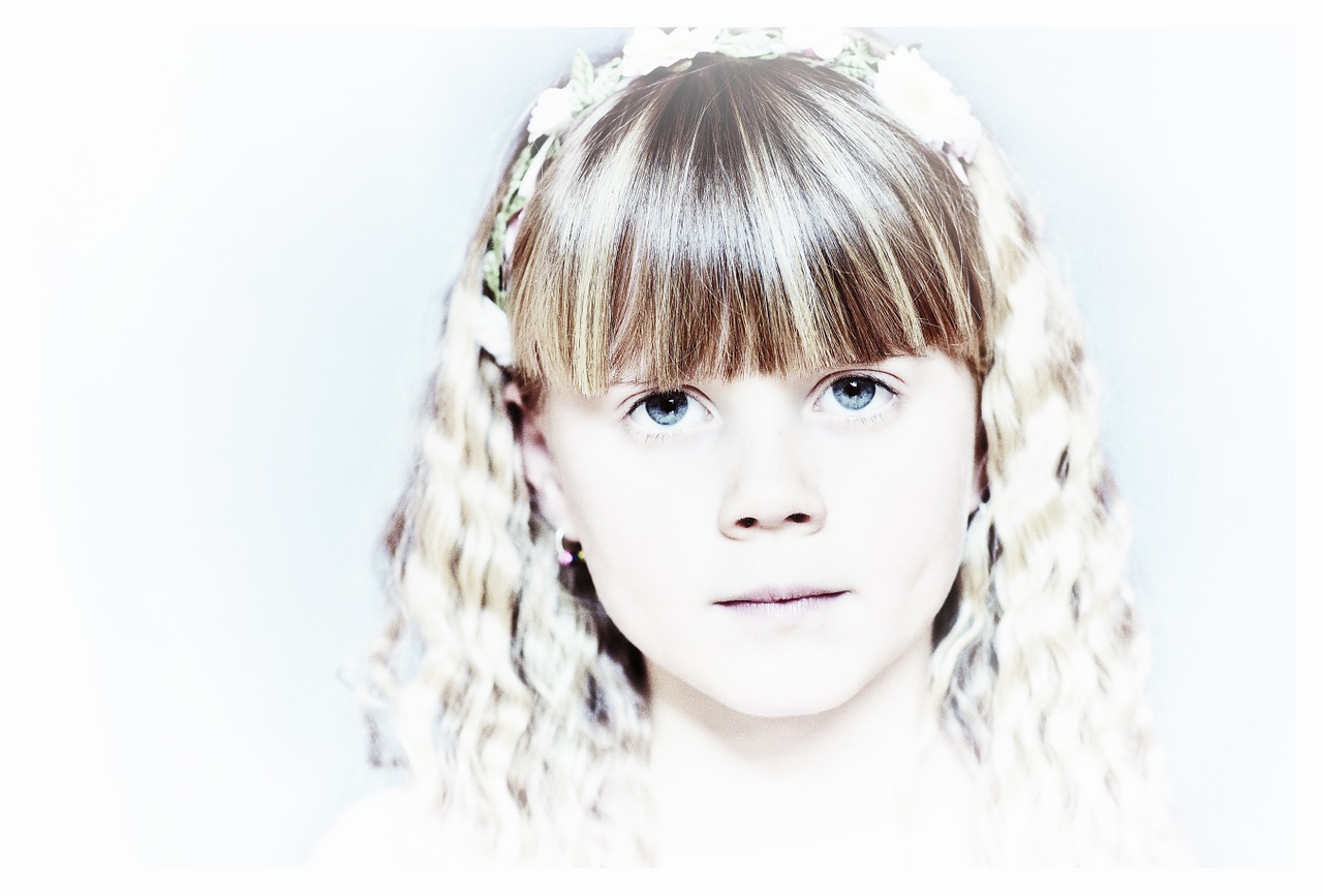 child girl blond free photo