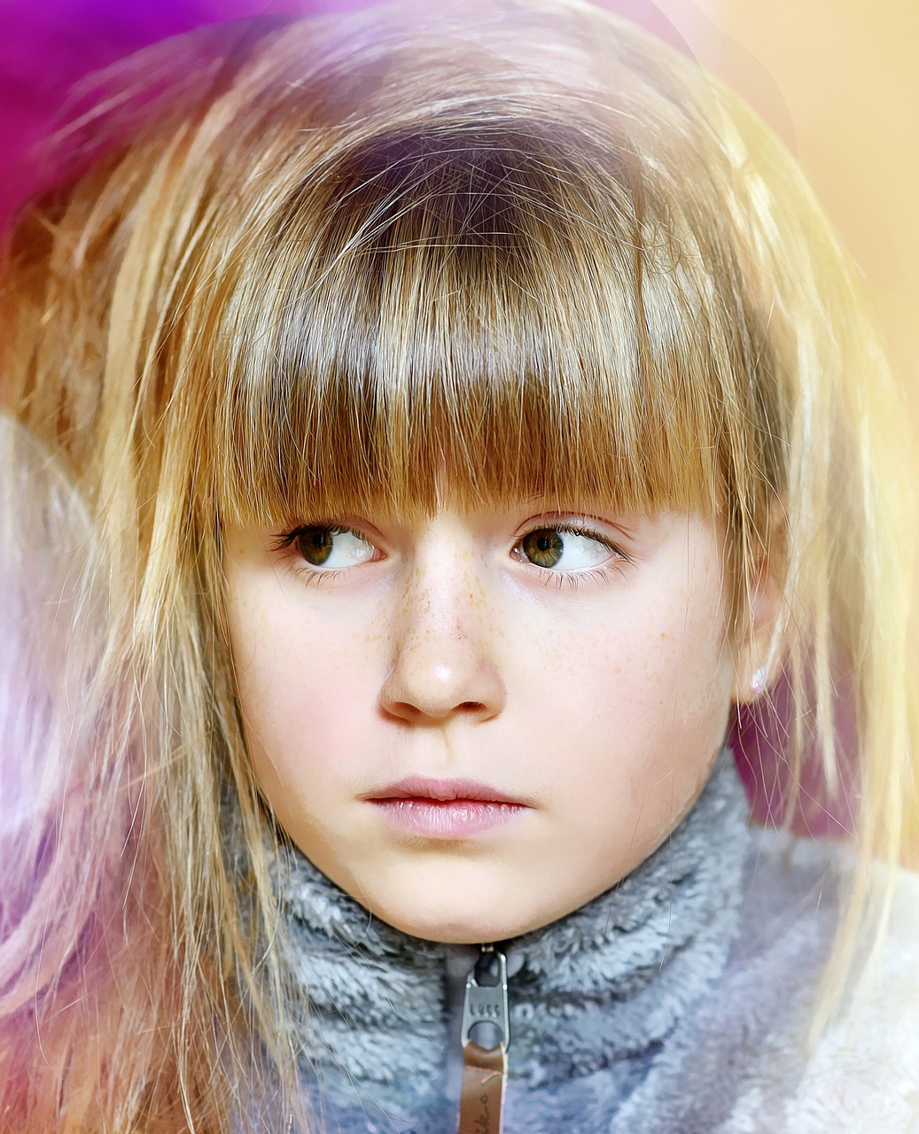 child girl blond free photo