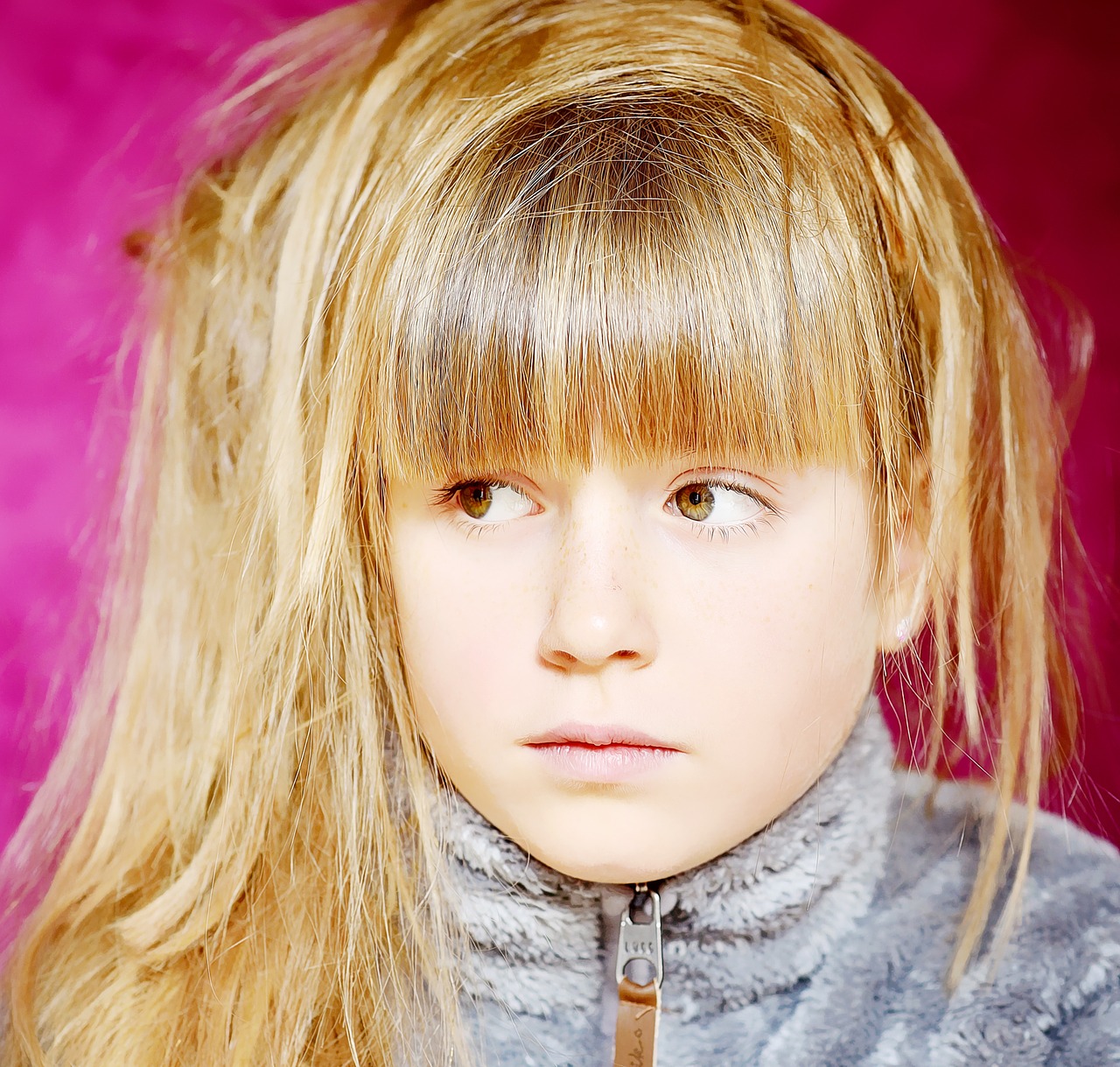 child girl blond free photo