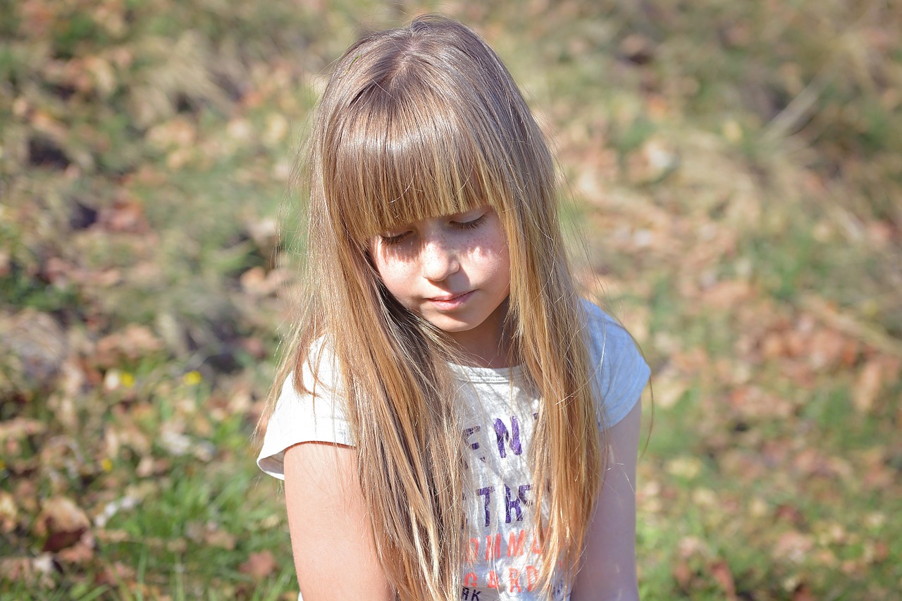 child girl blond free photo