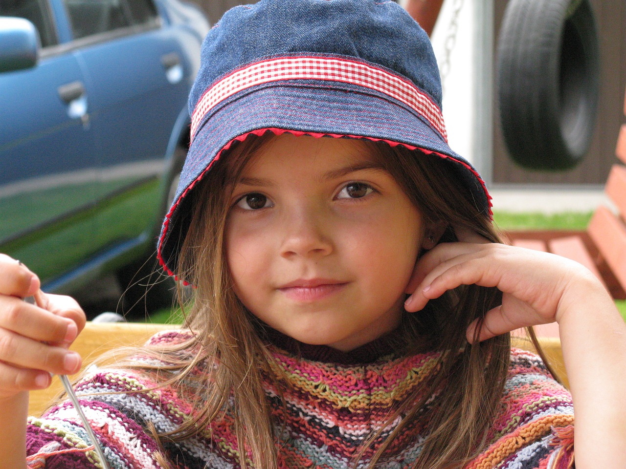 child hat reverie free photo