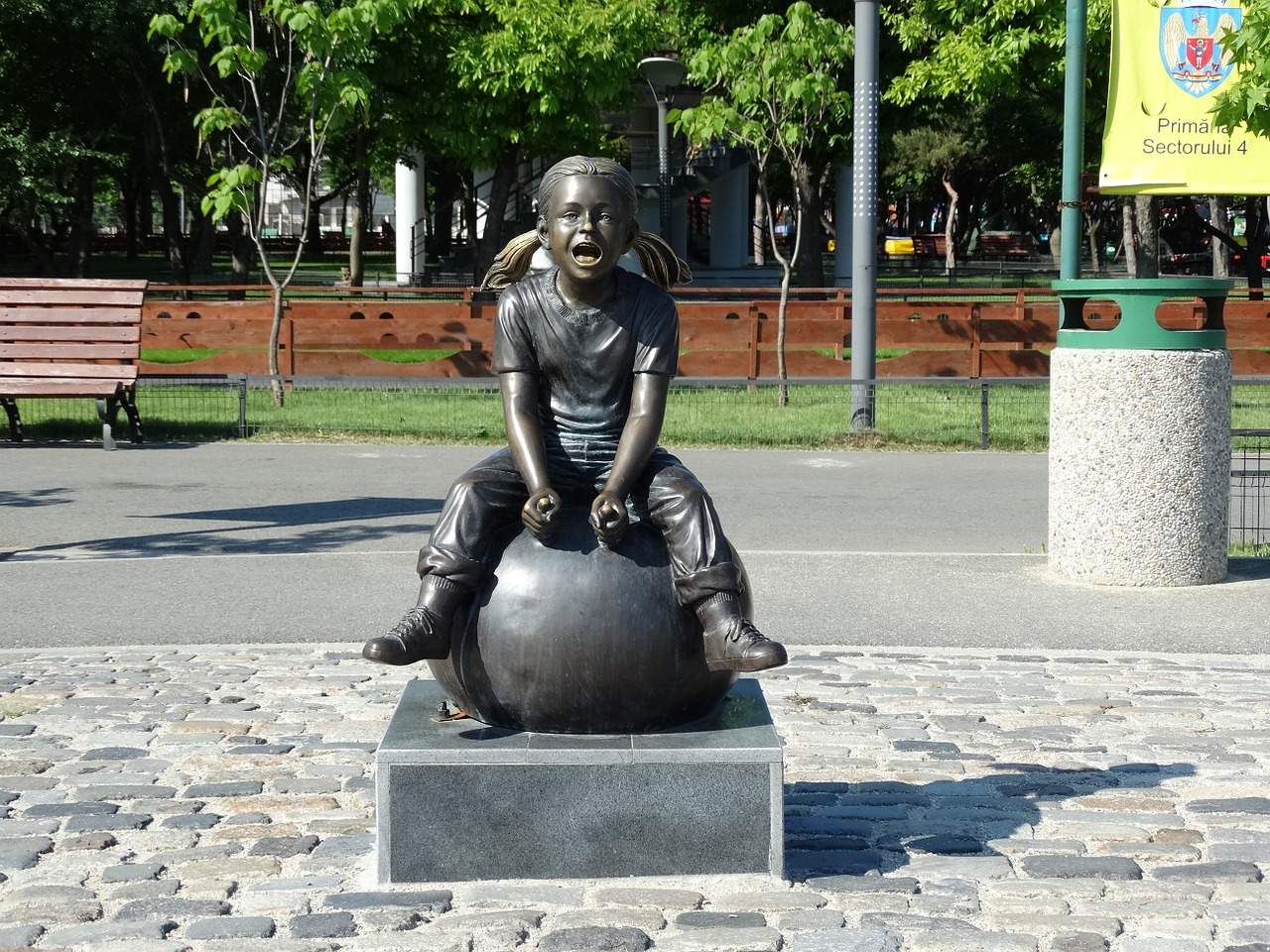 child statue stone free photo