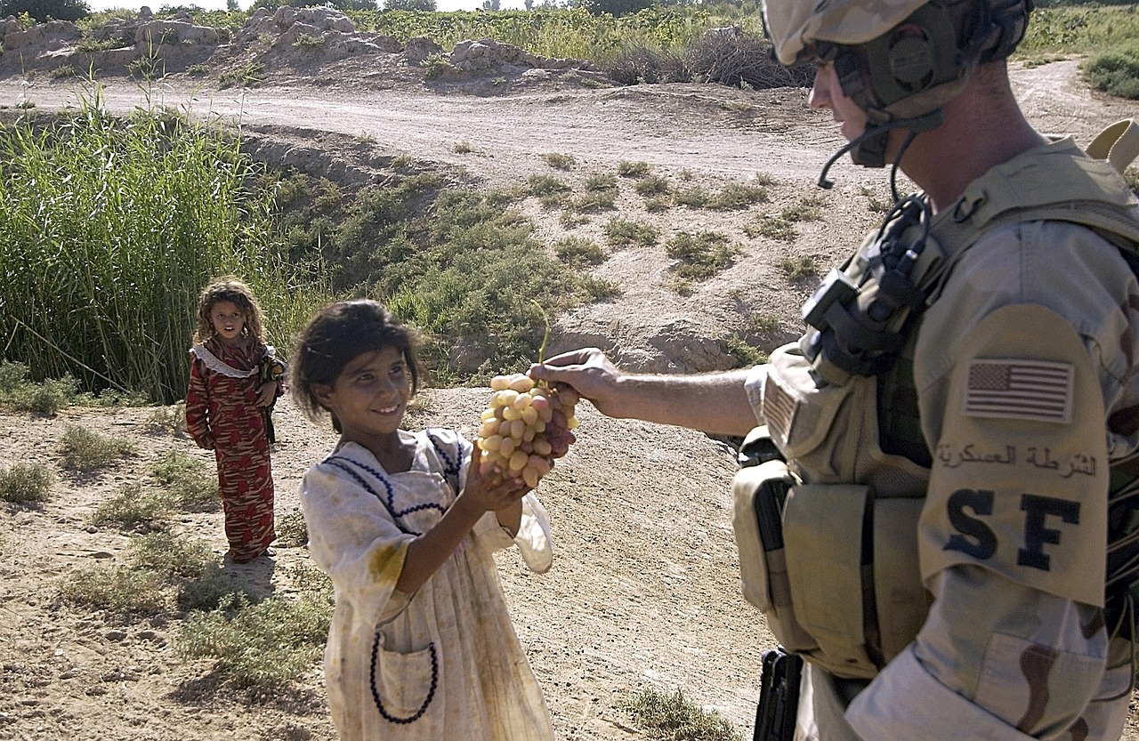child soldier gift free photo