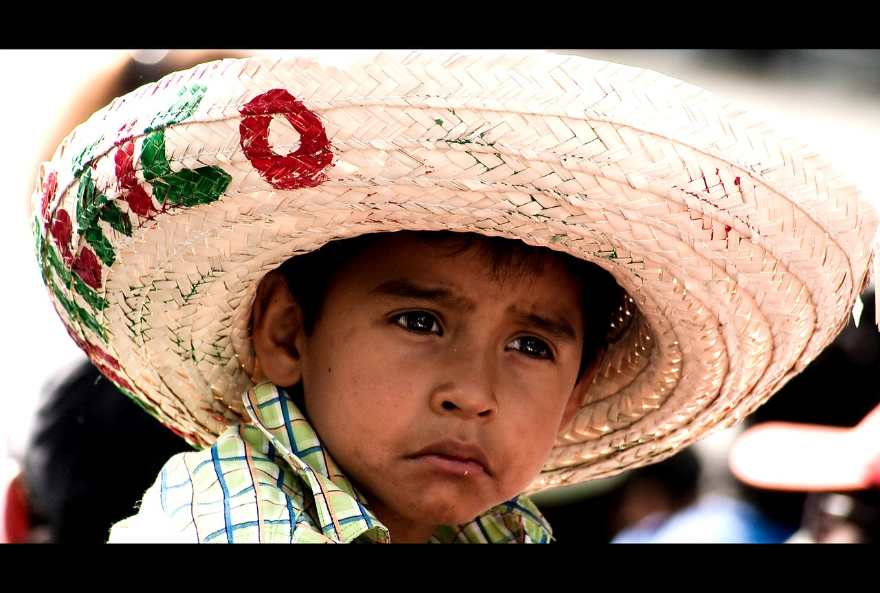 child mexico infected children free photo