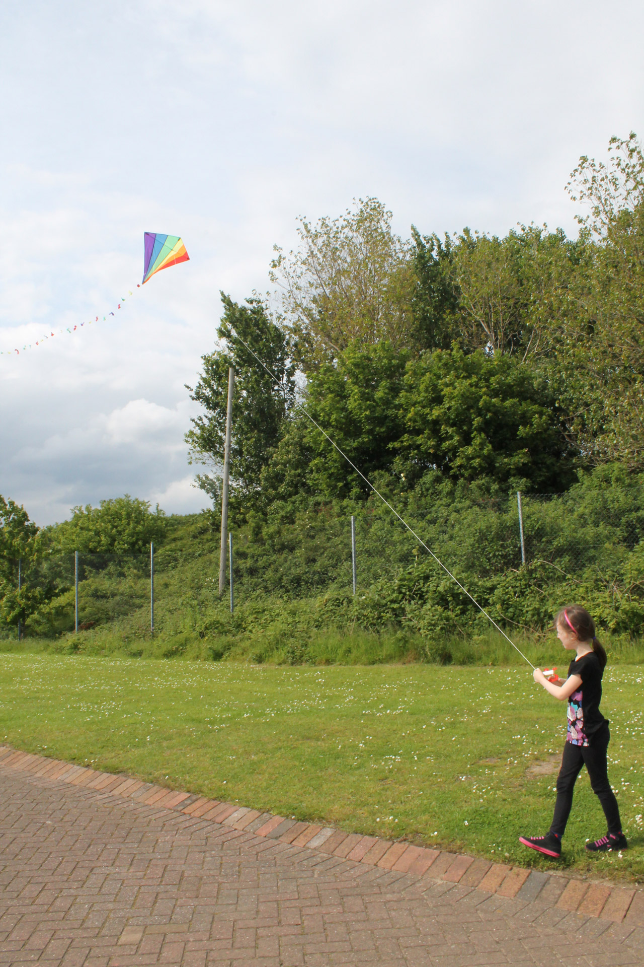 kite child flying free photo