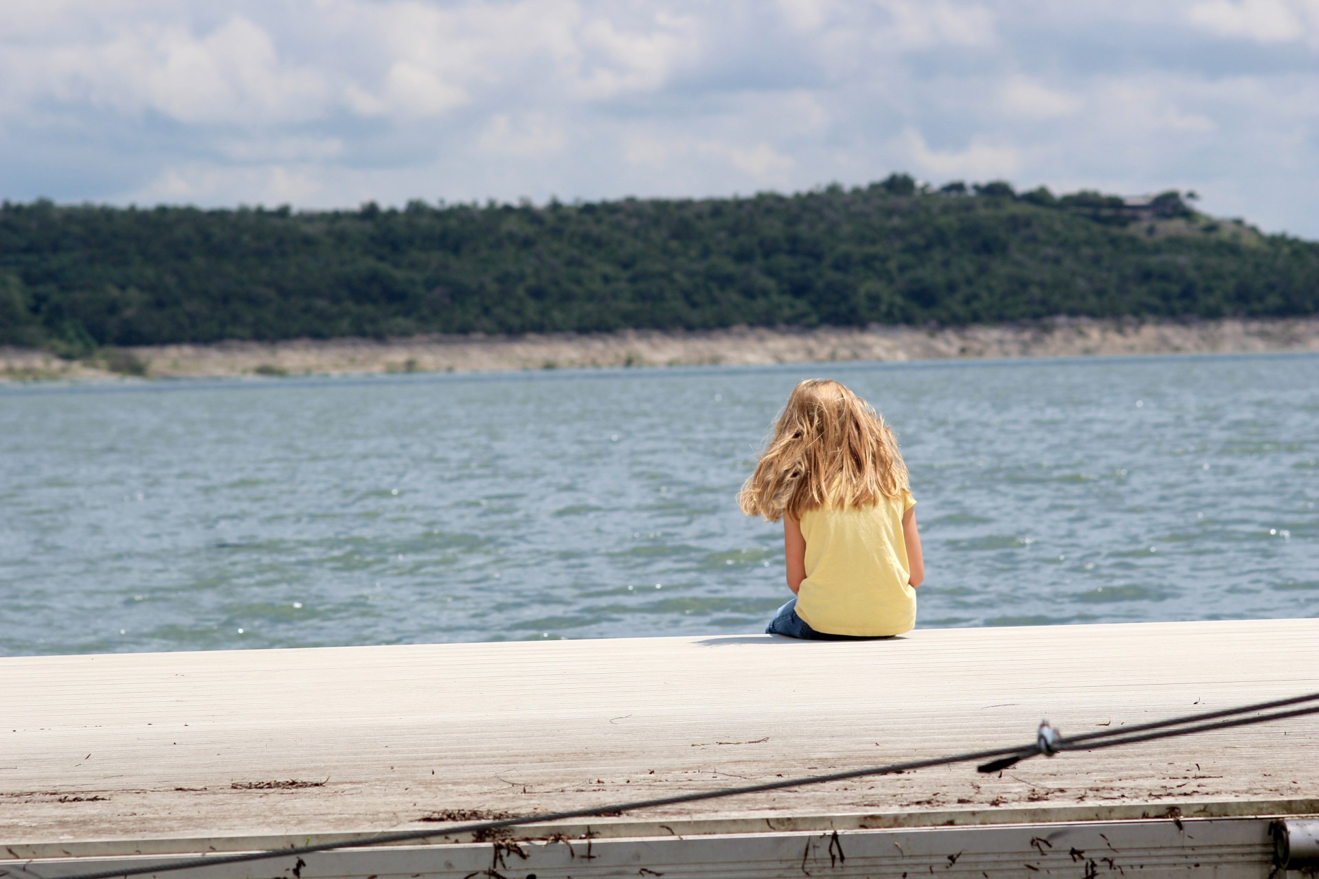 children summer lake free photo