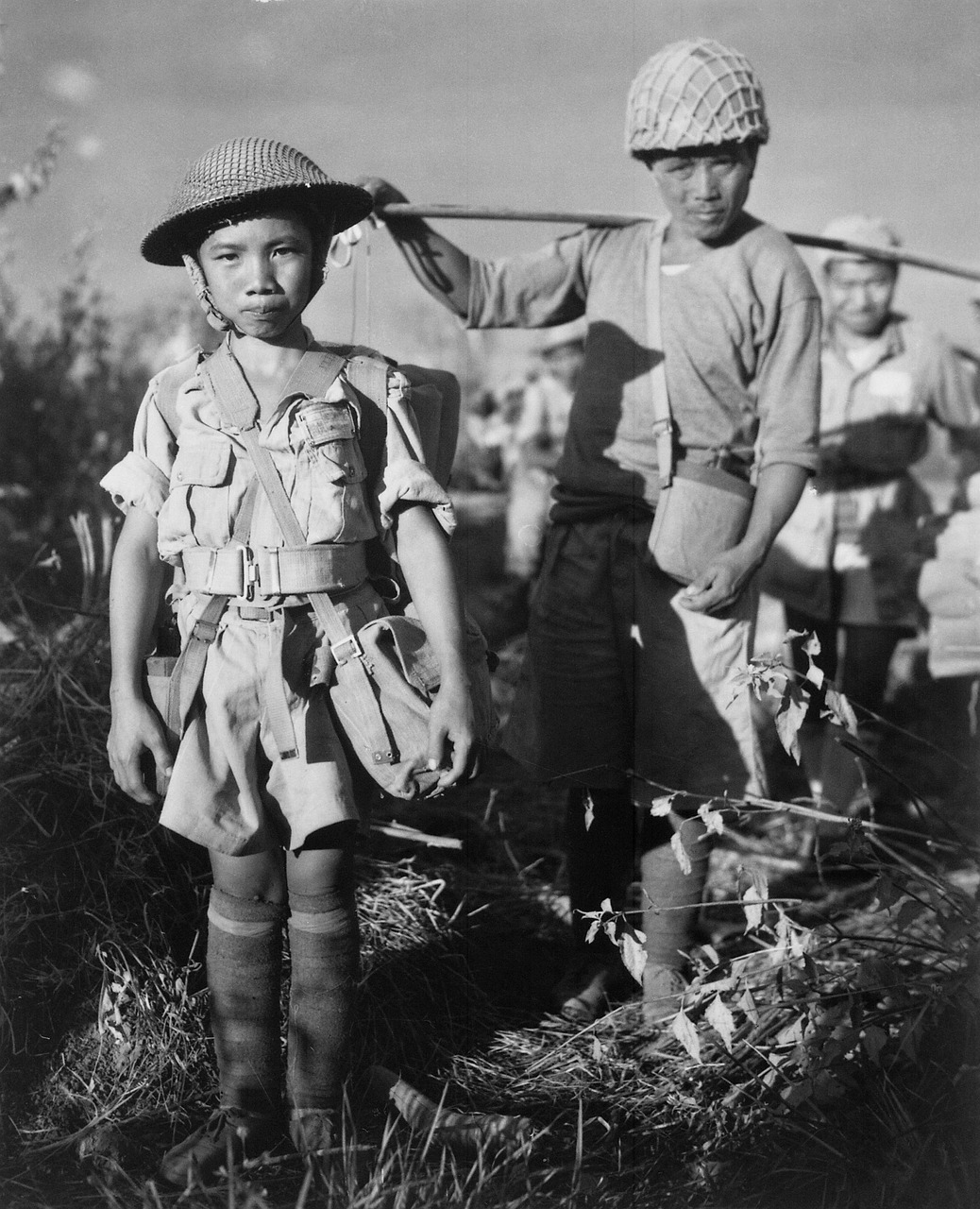 child soldiers war china free photo