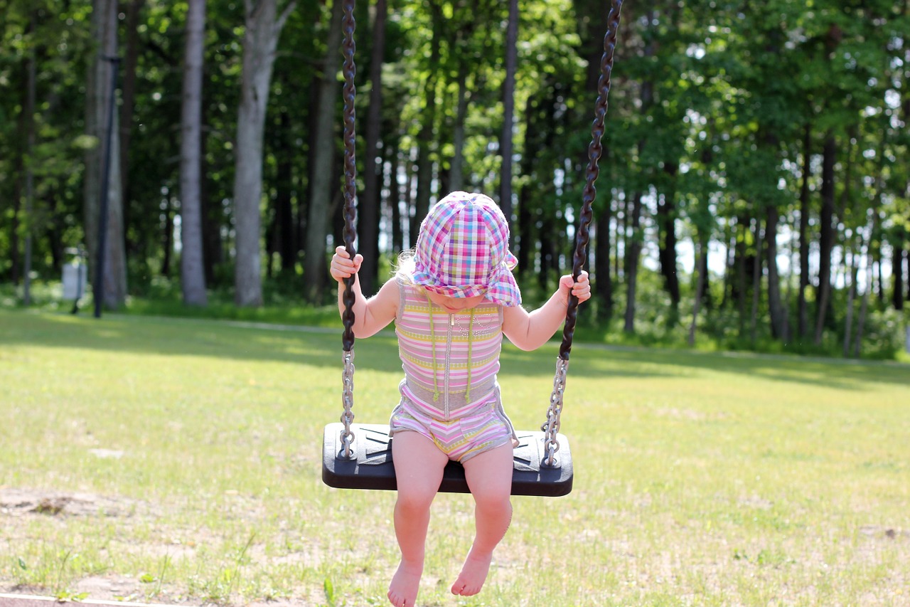 childhood girl sunny day free photo