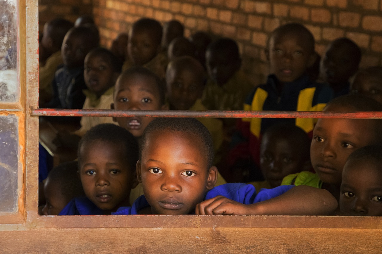 children school africa free photo