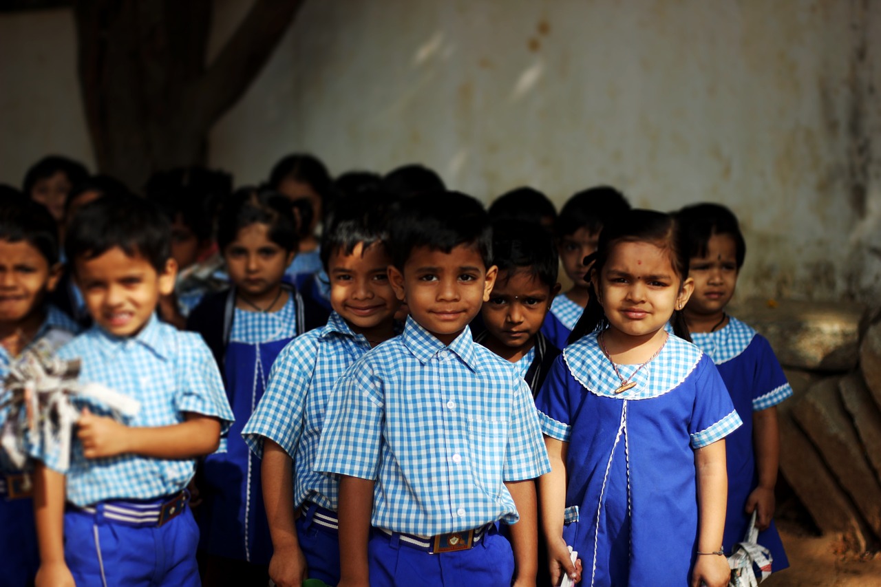 children karnataka india free photo