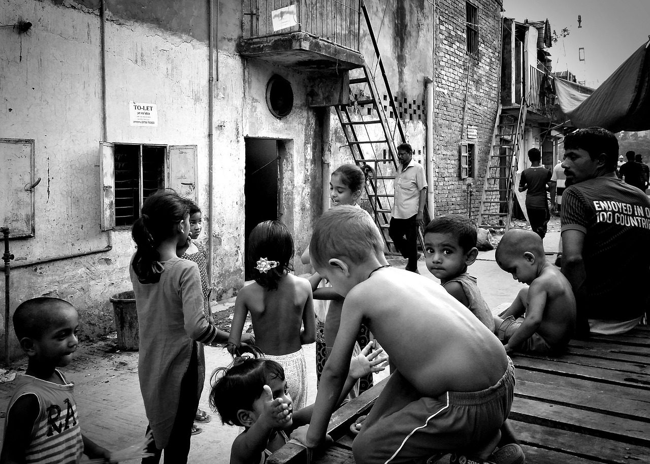 children childhood street free photo