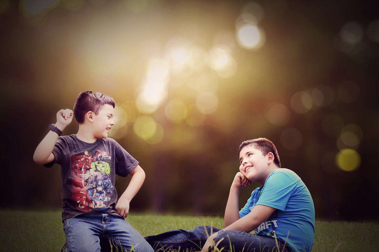 children  brothers  portrait free photo