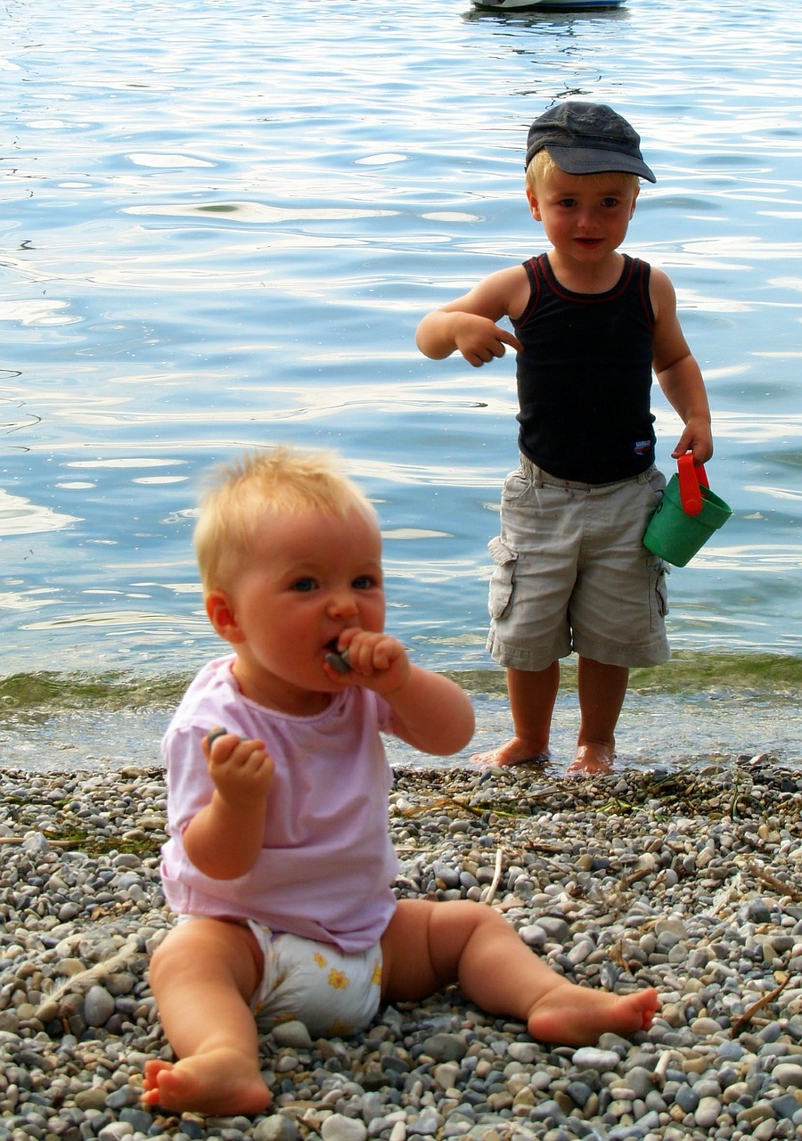 children water stones free photo