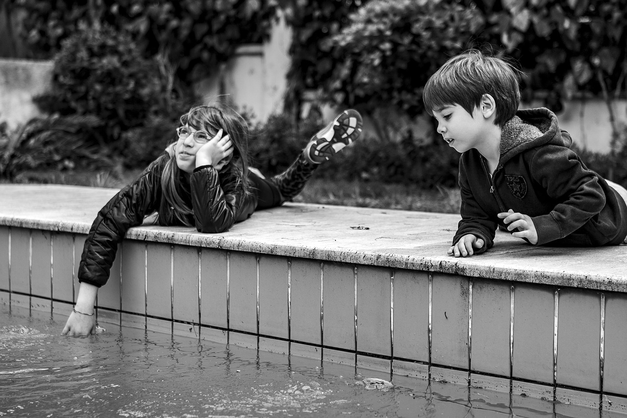 children  kids  sitting free photo