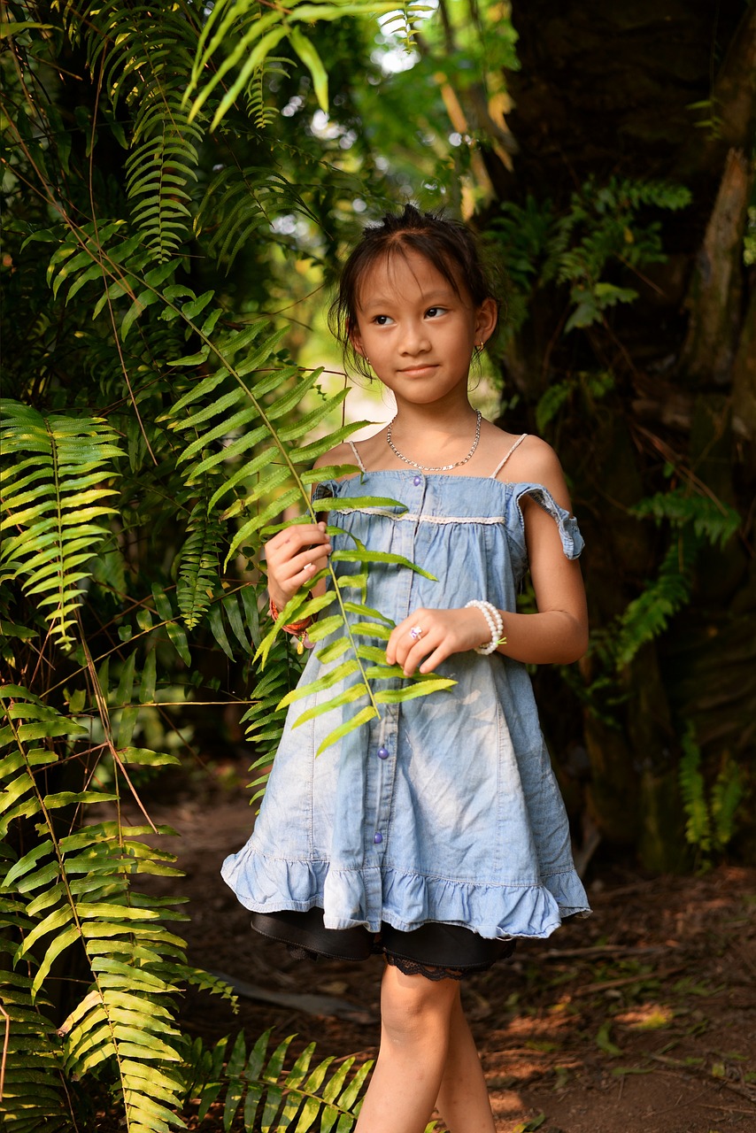 children  nature  tree free photo