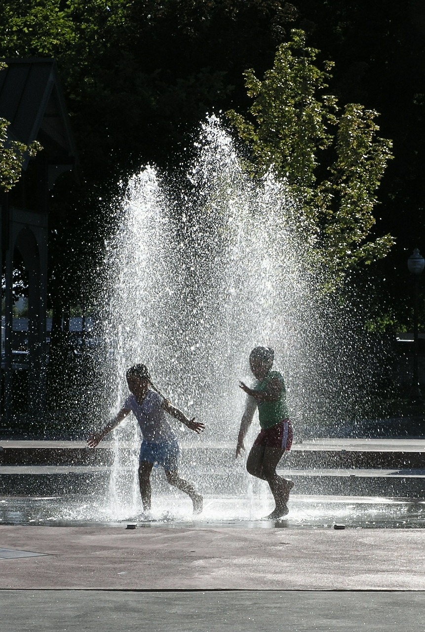 children water fountain free photo