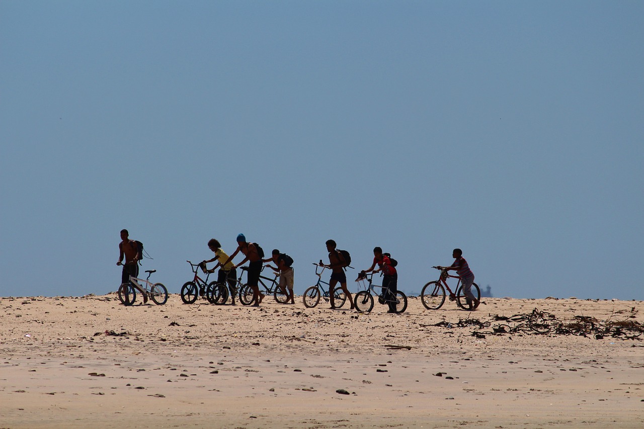 children south africa bicycles free photo