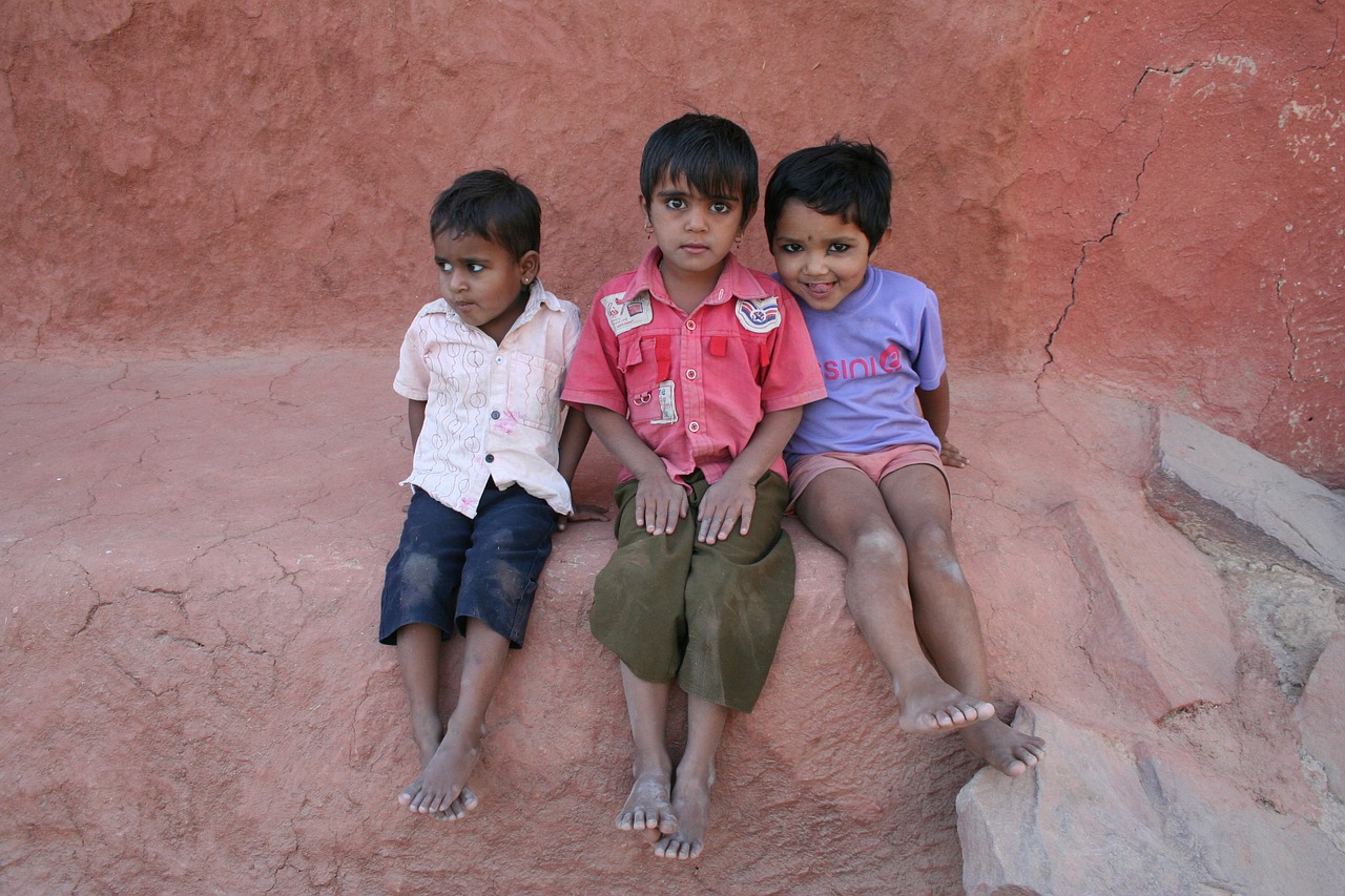 children travel rajasthan free photo