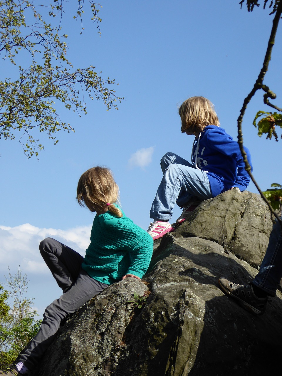 children play climb free photo