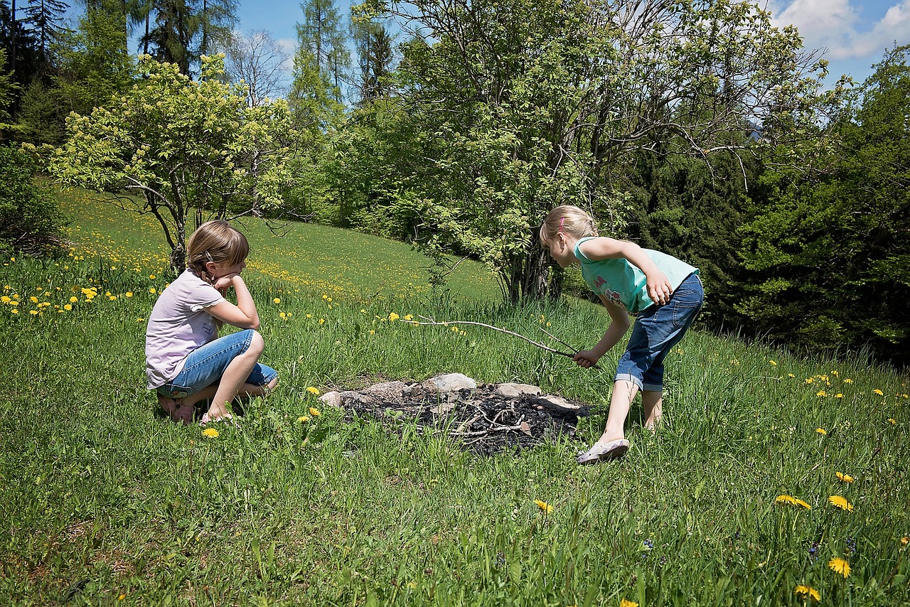 children girl fireplace free photo