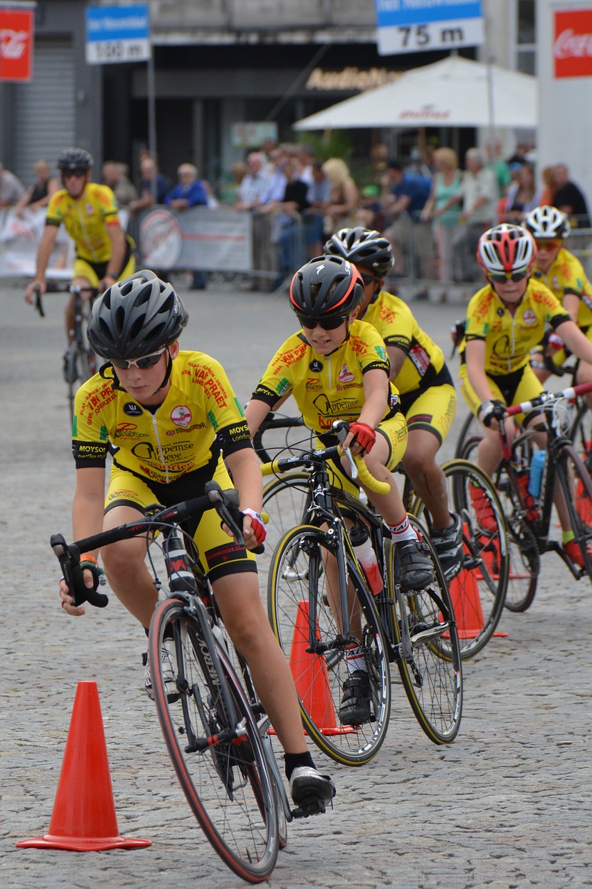 children cycling sports free photo