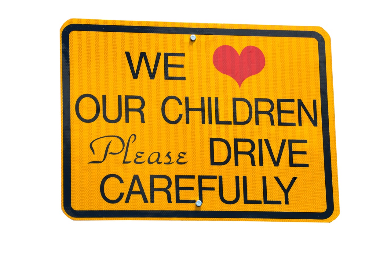 children at play sign signage free photo
