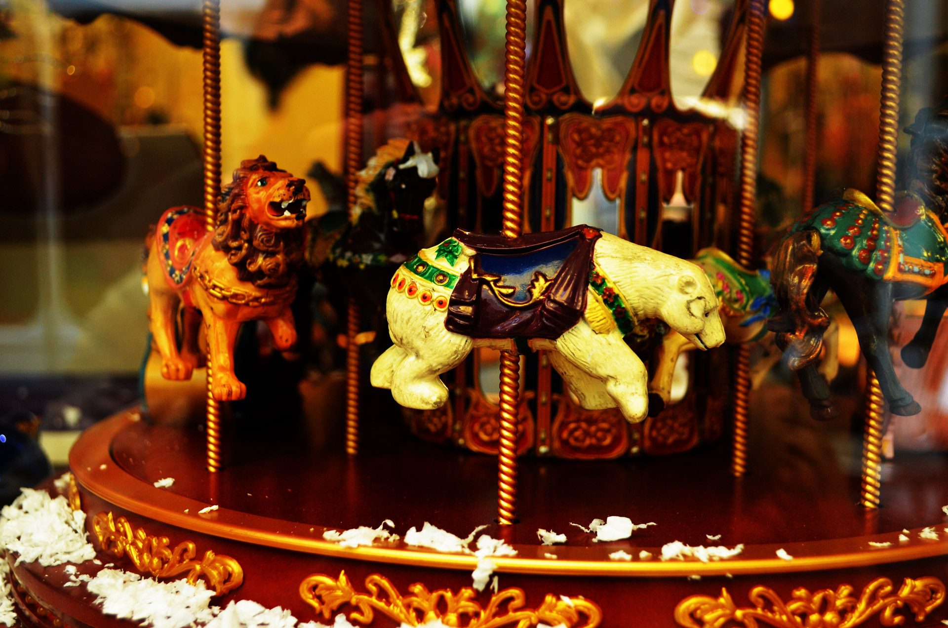 carousel attractions decoration free photo