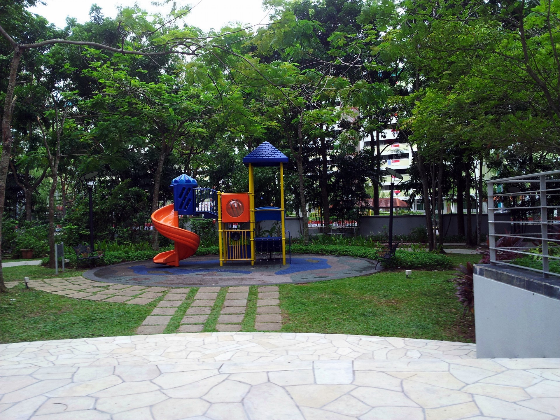 children playground slide free photo