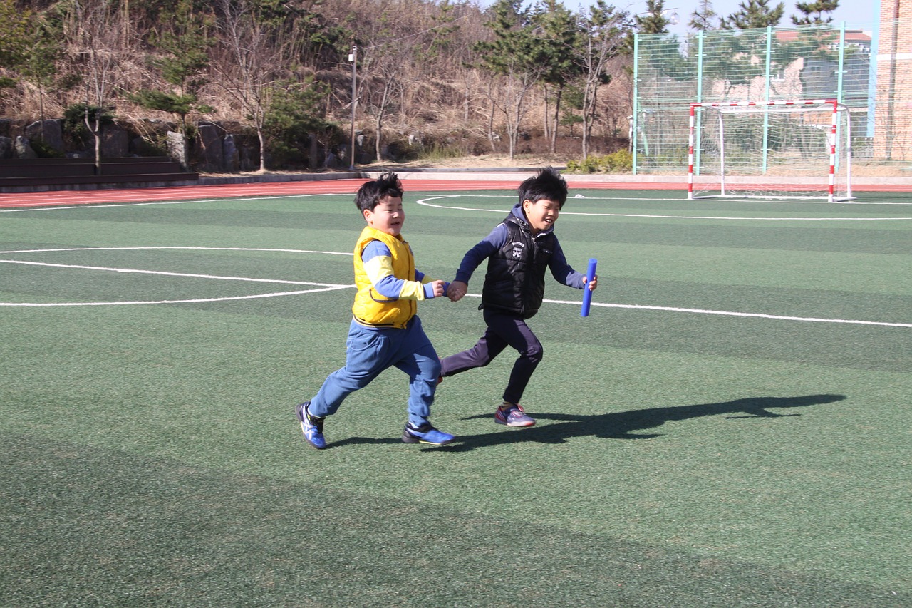 children's running athletic free photo