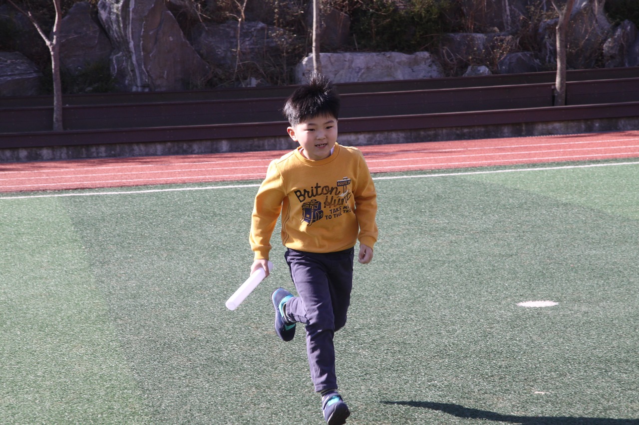 children's running athletic free photo