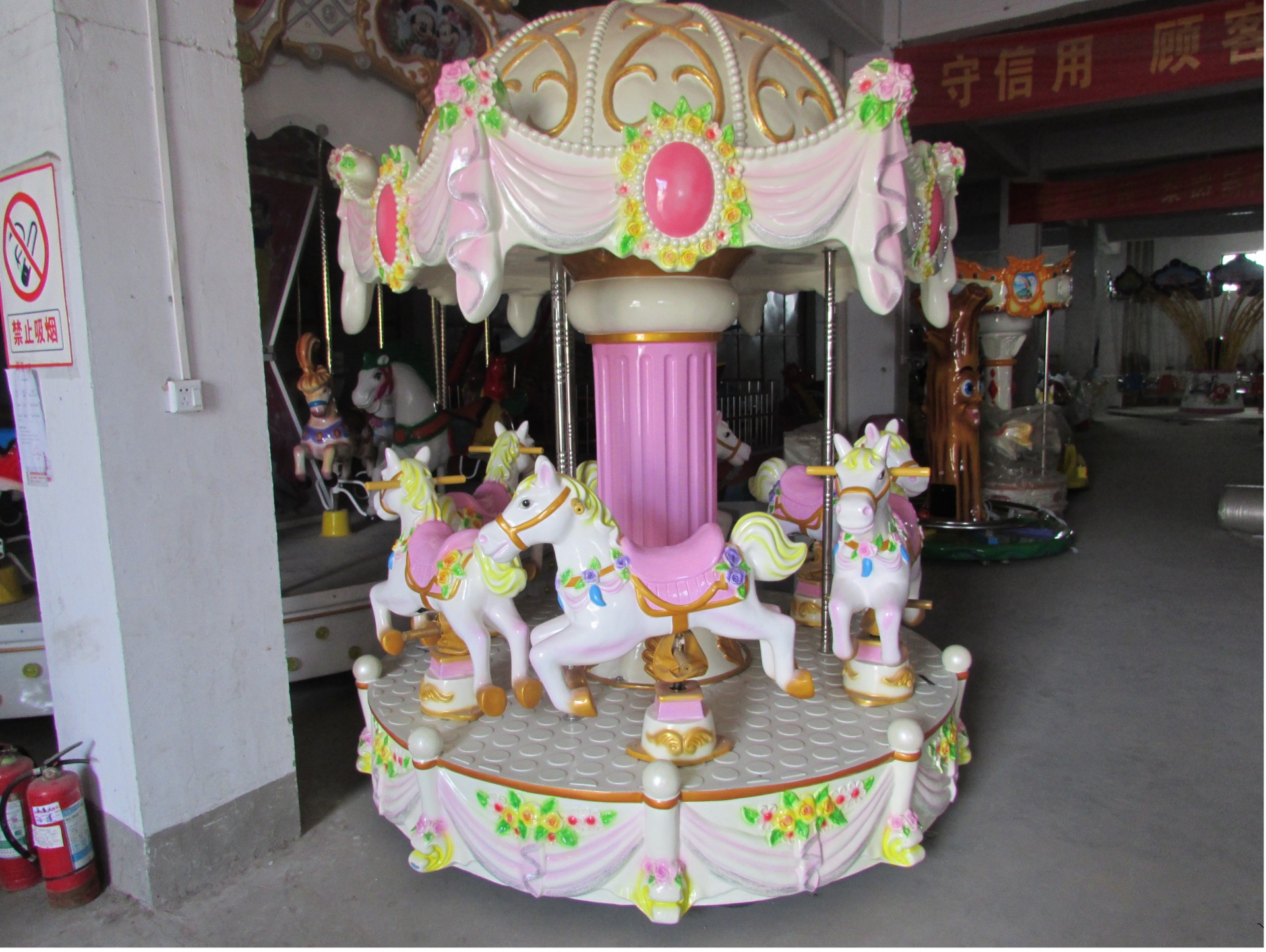 children' s carousel door game ride children's carousel in door free photo