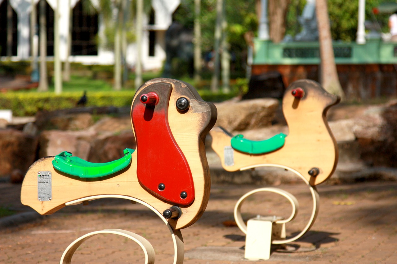 children's playground rocking chair toys free photo