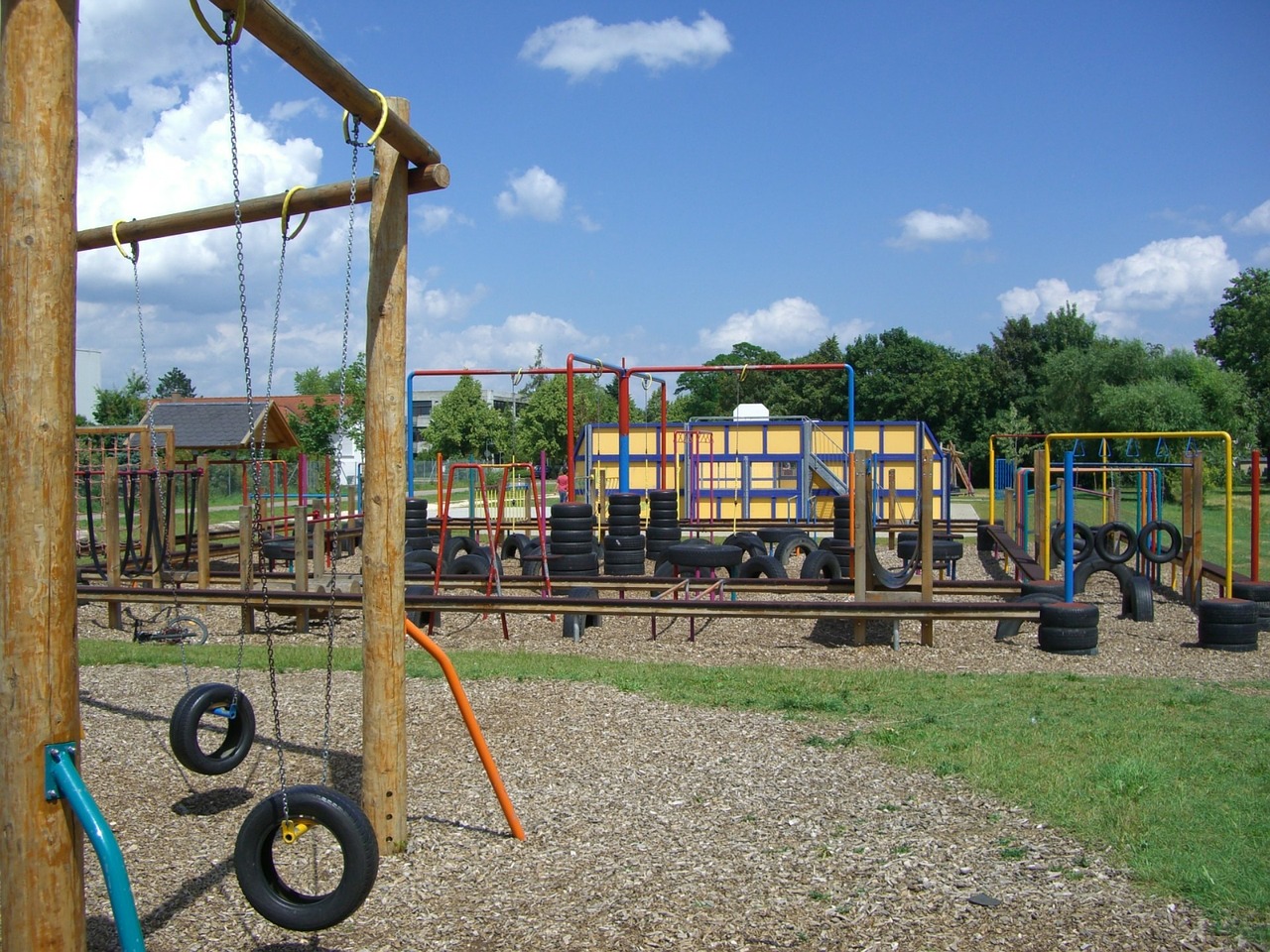 children's playground langenau fun arena free photo