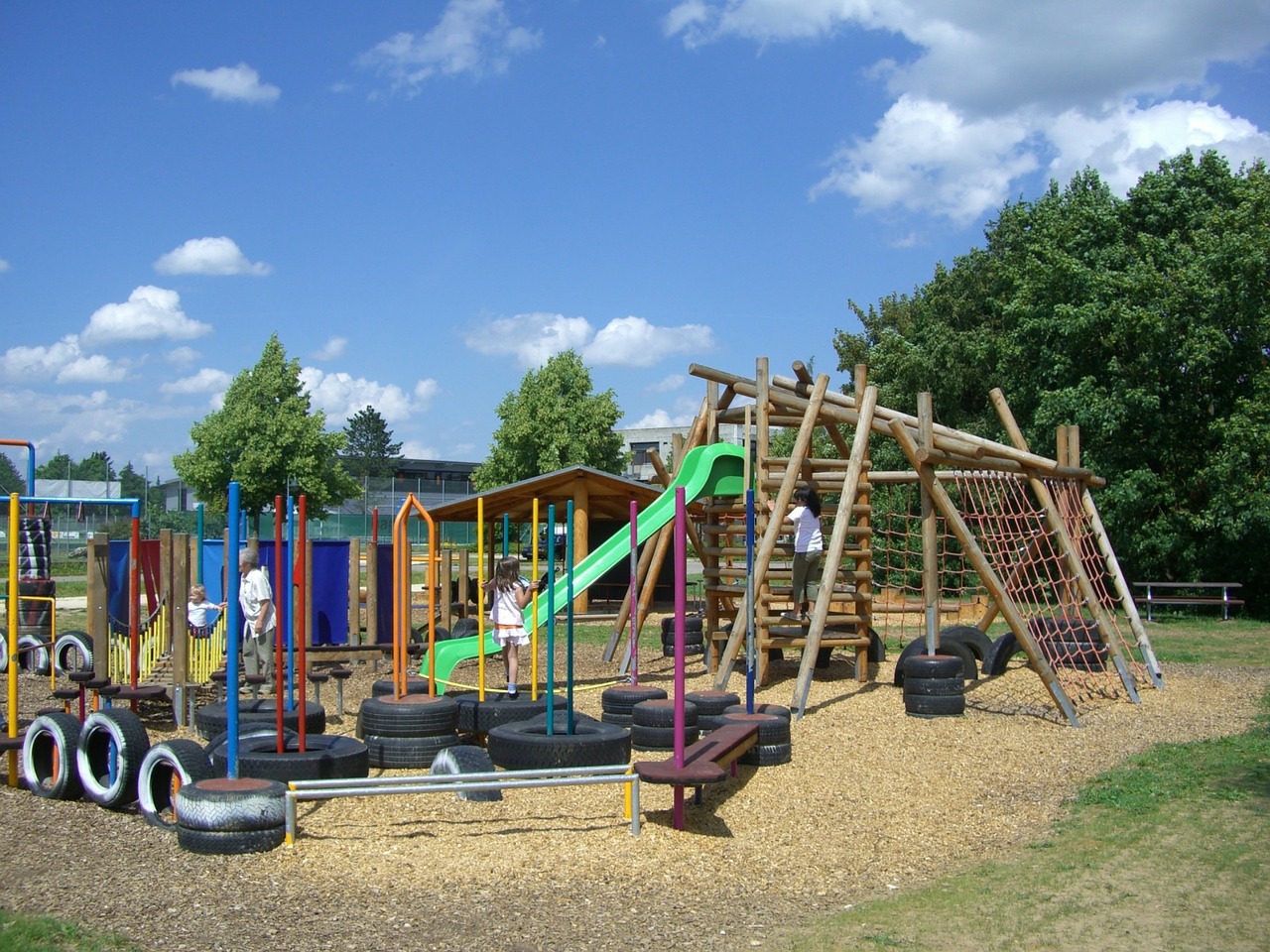 children's playground langenau fun arena free photo