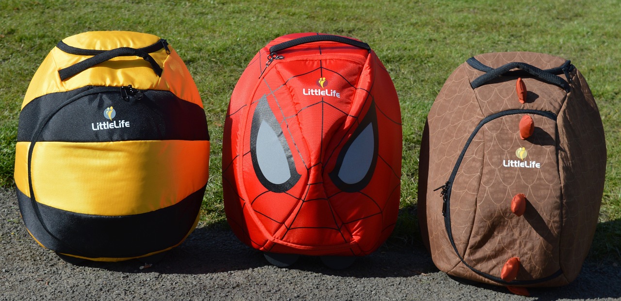 children's suitcase children's luggage spiderman case free photo