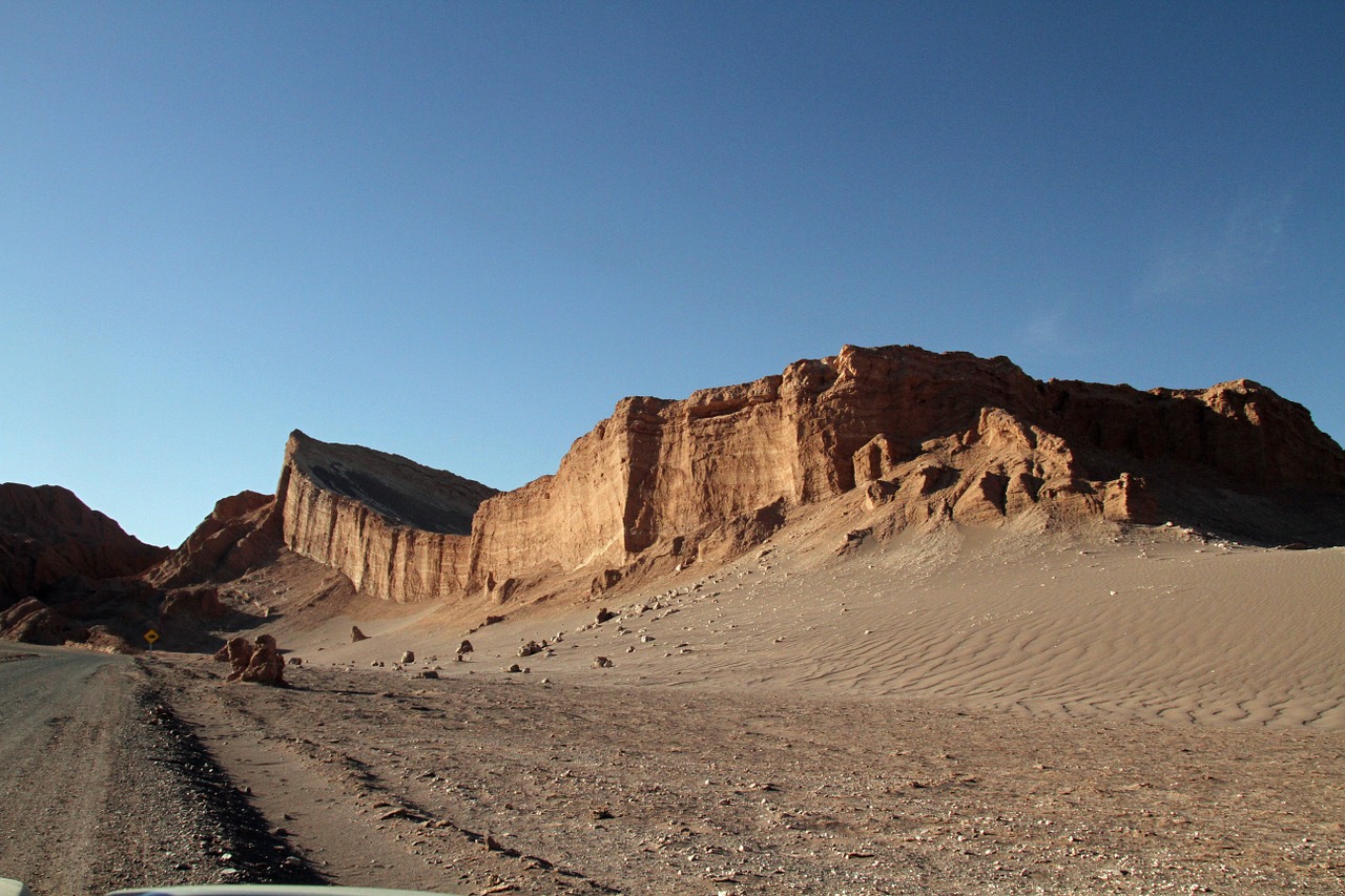 chile atacama desert moon valley free photo